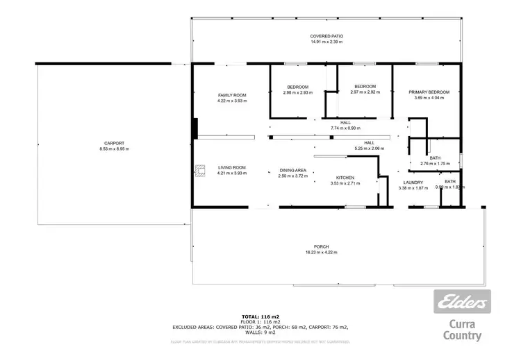 Floorplan of Homely rural property listing, 189 Caulleys Road, Paterson QLD 4570