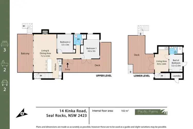 Floorplan of Homely house listing, 14 Kinka Road, Seal Rocks NSW 2423