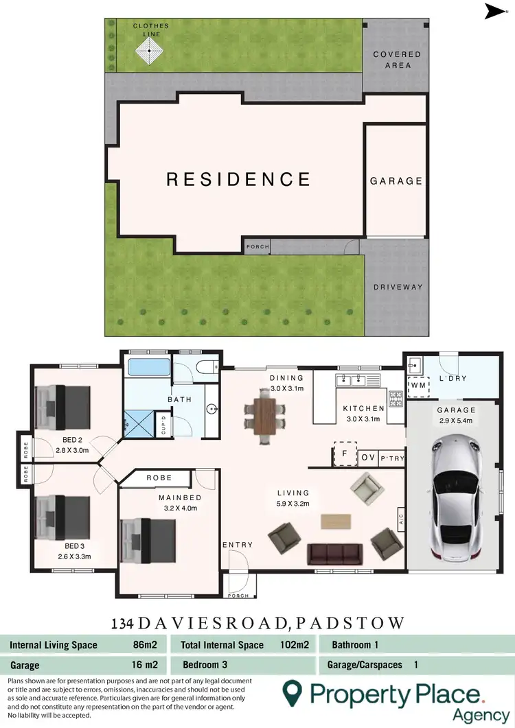 Floorplan of Homely house listing, 134A Davies Road, Padstow NSW 2211