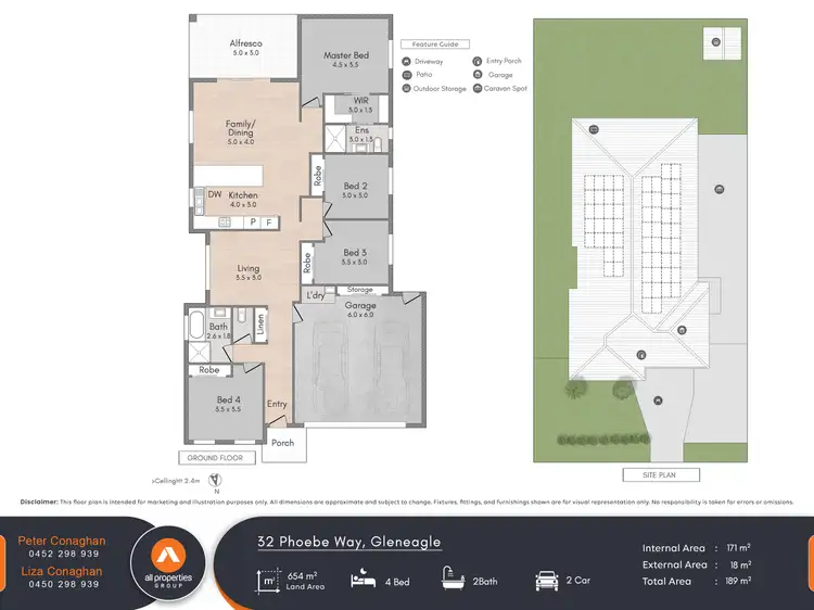 Floorplan of Homely house listing, 32 Phoebe Way, Gleneagle QLD 4285