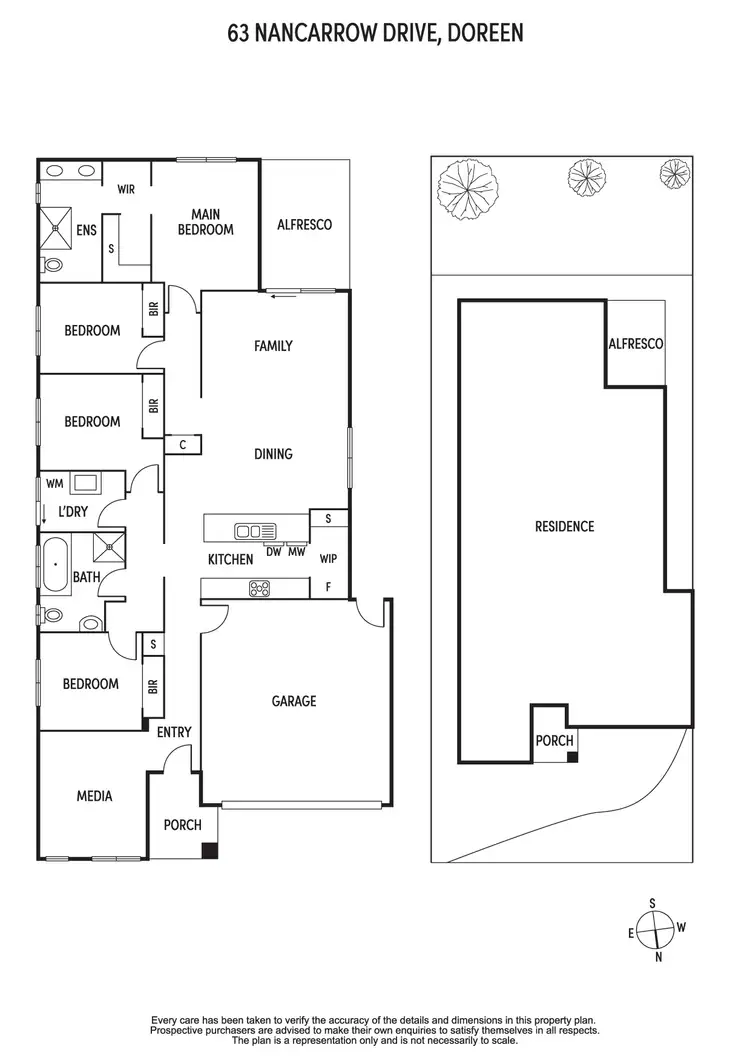 Floorplan of Homely house listing, 63 Nancarrow Drive, Doreen VIC 3754