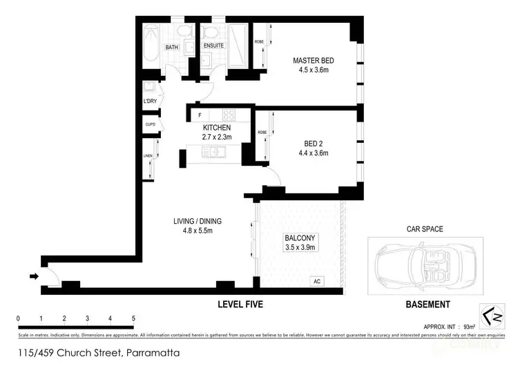 Floorplan of Homely apartment listing, 115/459-463 Church Street, Parramatta NSW 2150