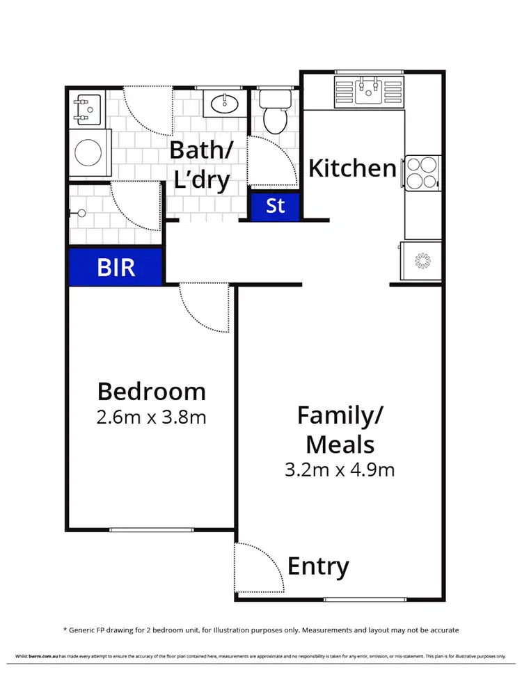 Floorplan of Homely unit listing, 3/14 Manly Street, Werribee VIC 3030