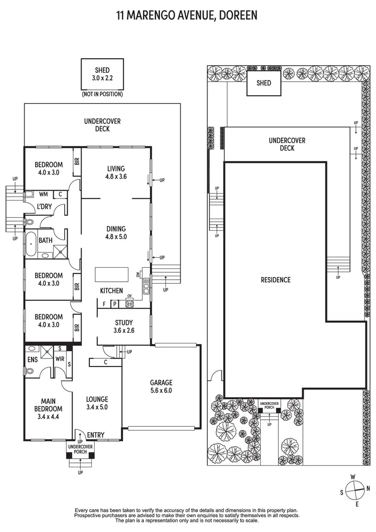 Floorplan of Homely house listing, 11 Marengo Avenue, Doreen VIC 3754