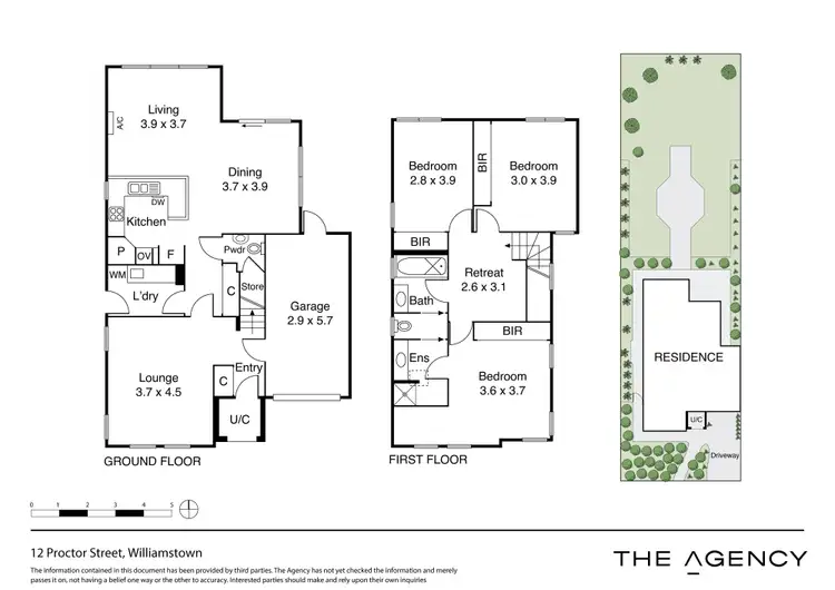 Floorplan of Homely house listing, 12 Proctor Street, Williamstown VIC 3016