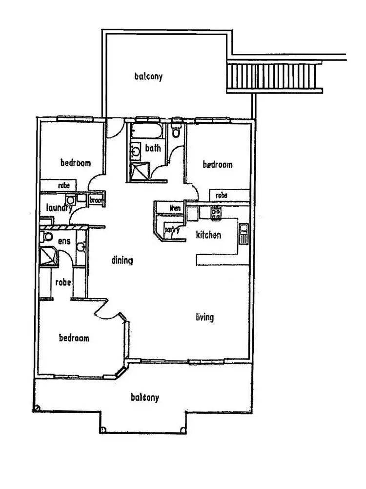 Floorplan of Homely apartment listing, 7/18 Tipperary Court, Stuart Park NT 820
