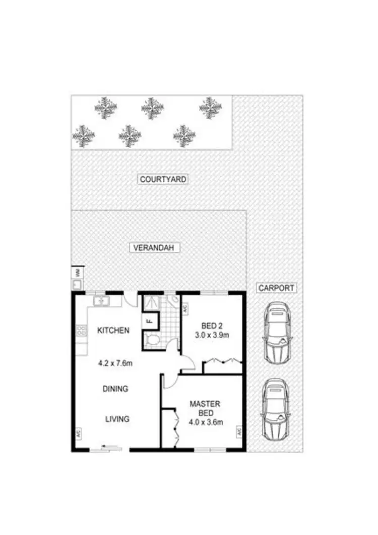 Floorplan of Homely unit listing, 14/31 Gardens Hill Crescent, The Gardens NT 820
