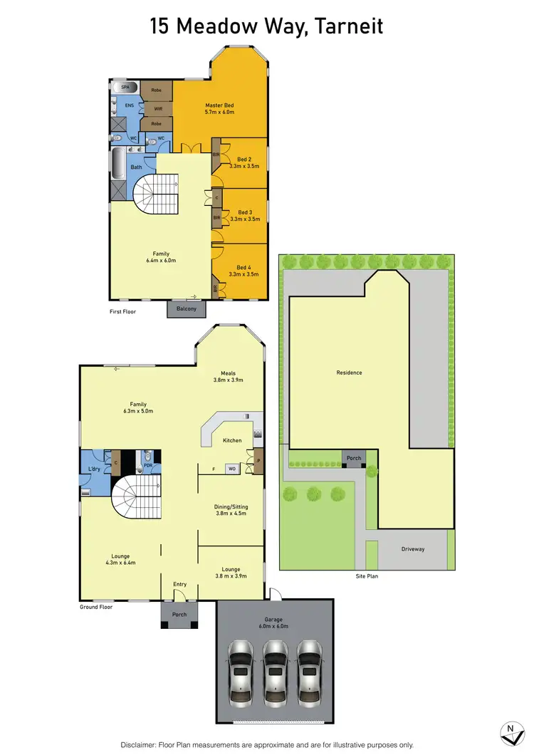 Floorplan of Homely house listing, 15 Meadow Way, Tarneit VIC 3029