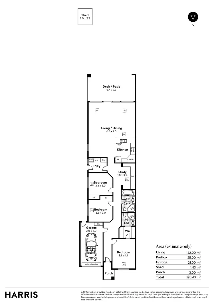 Floorplan of Homely house listing, 23a Flinders Road, Hillcrest SA 5086