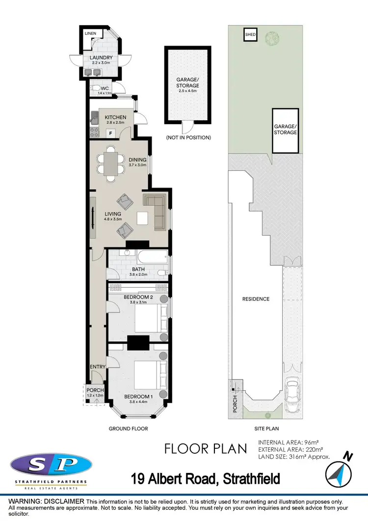 Floorplan of Homely house listing, 19 Albert Road, Strathfield NSW 2135
