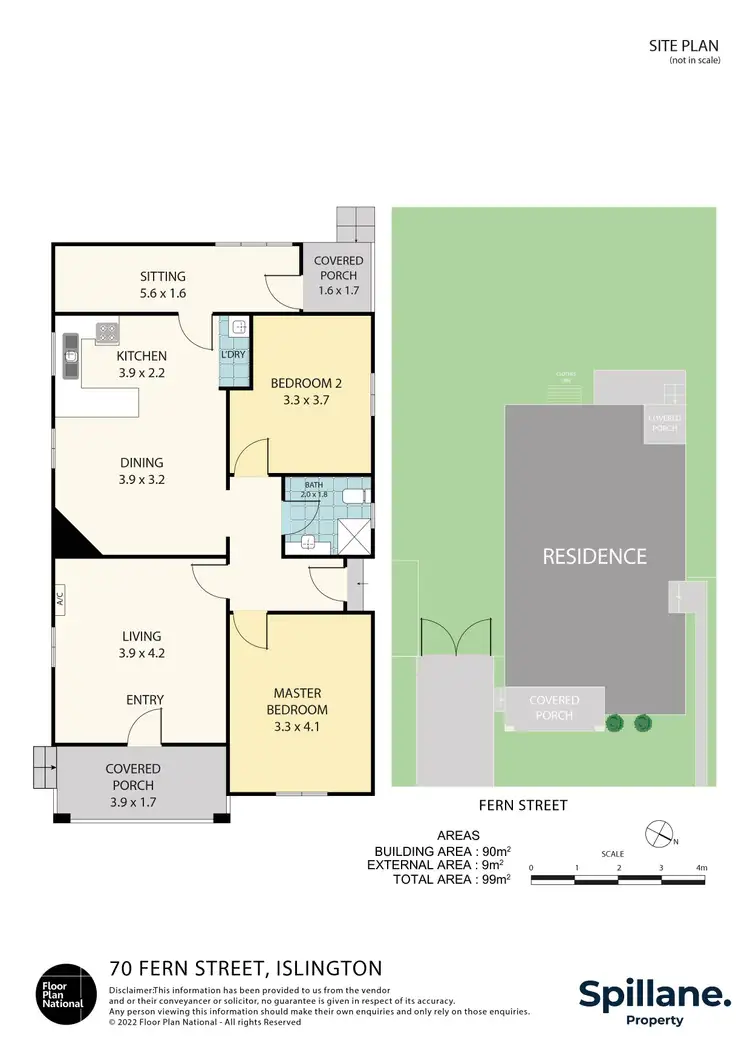 Floorplan of Homely house listing, 70 Fern Street, Islington NSW 2296