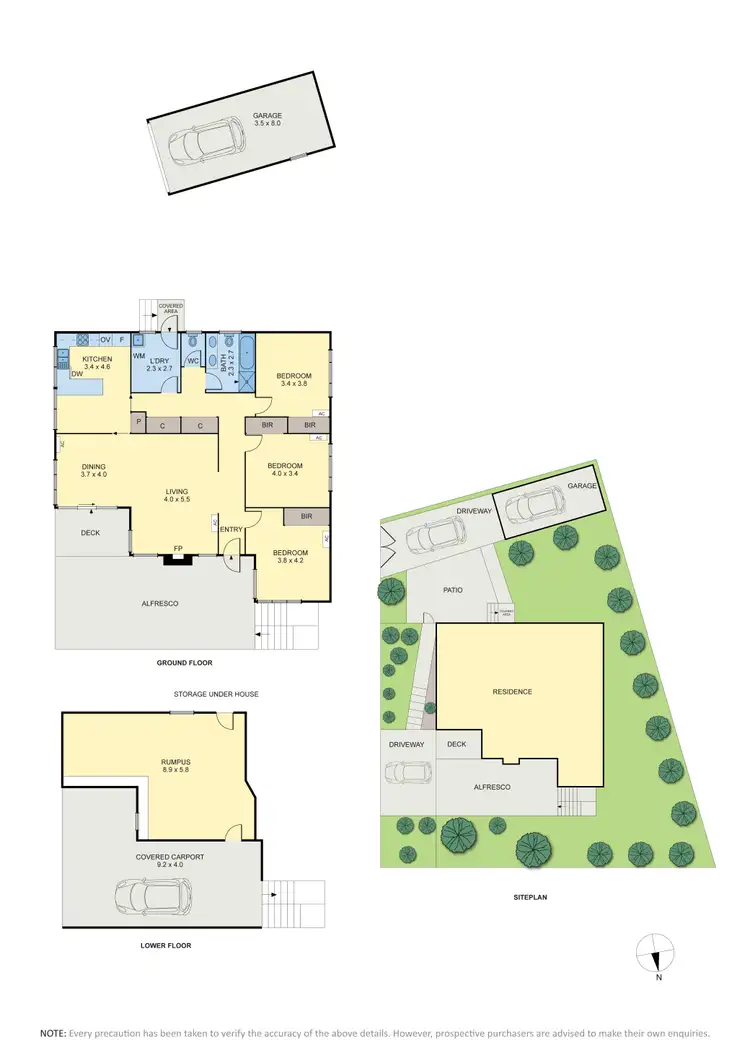 Floorplan of Homely house listing, 203 Mascoma Street, Strathmore VIC 3041