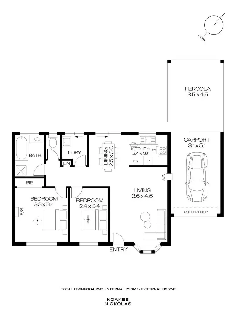Floorplan of Homely unit listing, 47/129 Smart Road, Modbury SA 5092