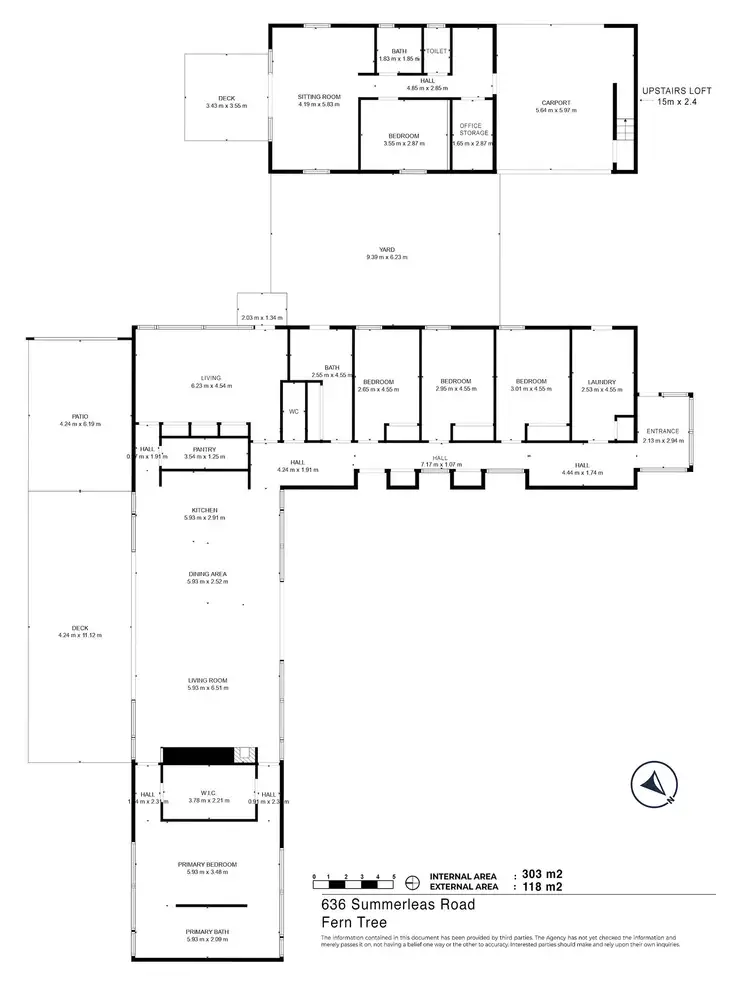 Floorplan of Homely house listing, 424 & L2/636 Summerleas Road, Fern Tree TAS 7054