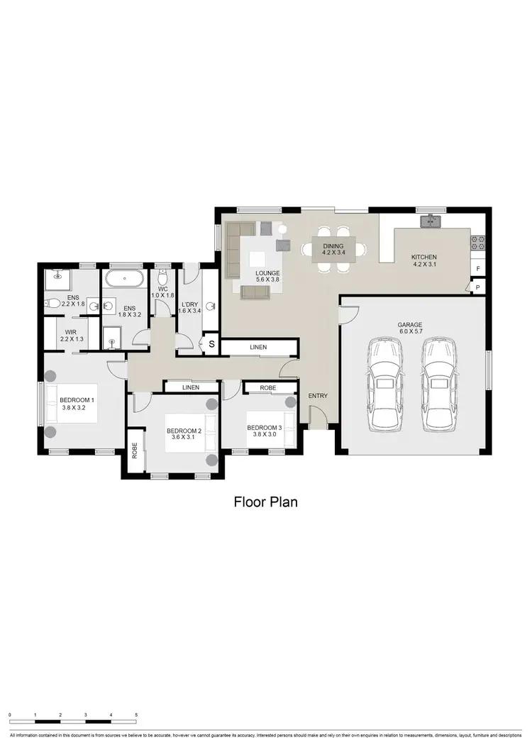 Floorplan of Homely house listing, 1/6 Phoebe Court, Riverside TAS 7250