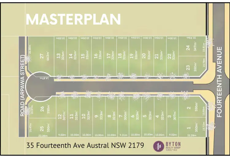 Floorplan of Homely land listing, LOT 17, 35 Fourteenth Avenue, Austral NSW 2179