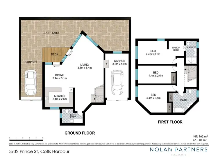 Floorplan of Homely townhouse listing, 3/32 Prince Street, Coffs Harbour NSW 2450
