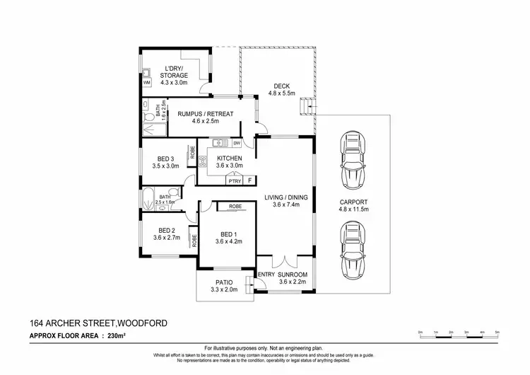 Floorplan of Homely house listing, 164 Archer Street, Woodford QLD 4514