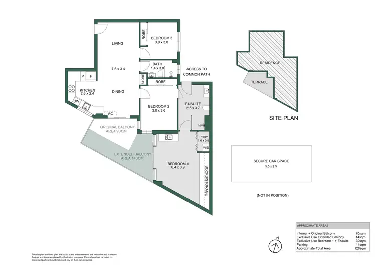 Floorplan of Homely apartment listing, 3/9 Longview Street, Balmain NSW 2041