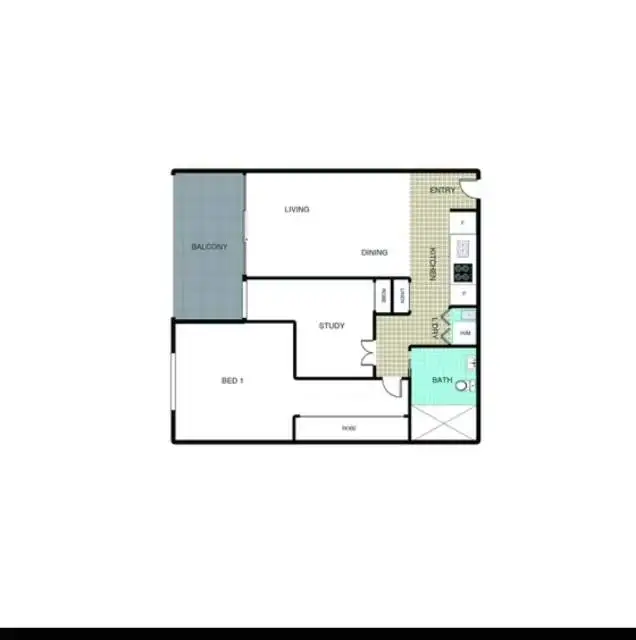 Floorplan of Homely apartment listing, 46/2 Hinder Street, Gungahlin ACT 2912