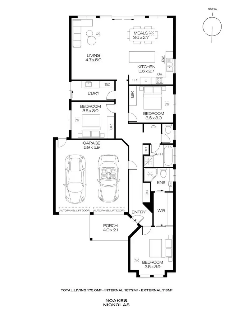 Floorplan of Homely house listing, 22 Colac Street, Greenacres SA 5086