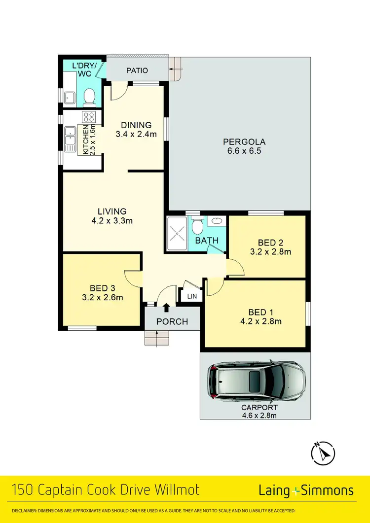 Floorplan of Homely house listing, 150 Captain Cook Drive, Willmot NSW 2770
