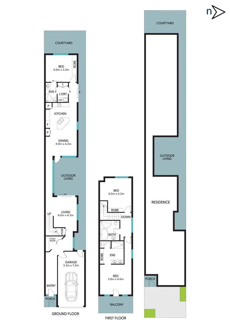 Floorplan of Homely house listing, 44 Swan Street, Hamilton NSW 2303