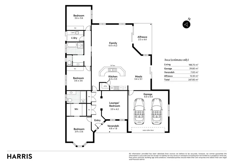 Floorplan of Homely house listing, 15 Cobb and Co Court, Strathalbyn SA 5255