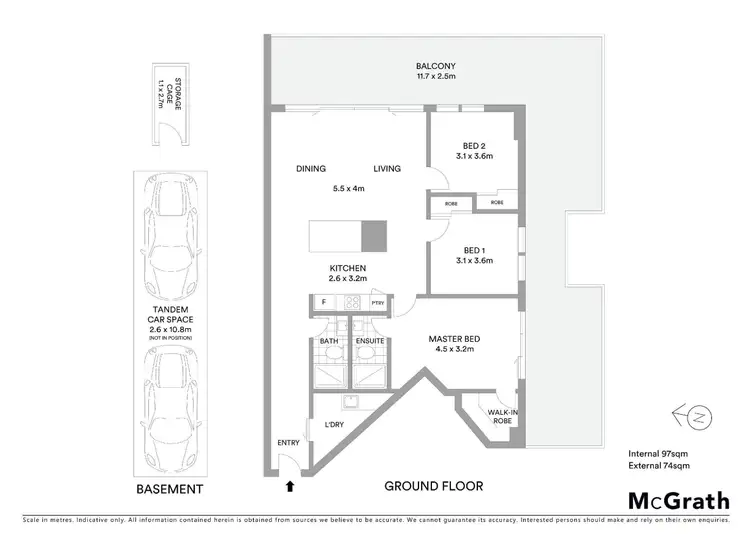 Floorplan of Homely apartment listing, 805/18 Malone Street, Geelong VIC 3220