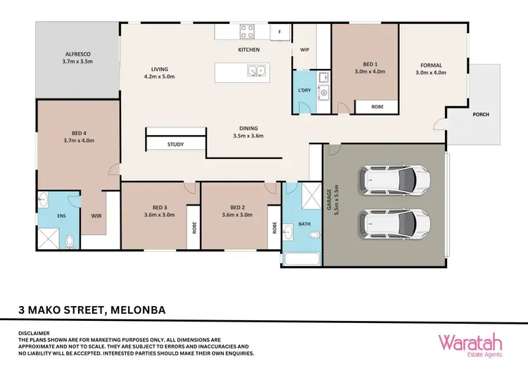 Floorplan of Homely house listing, 3 Mako Street, Marsden Park NSW 2765