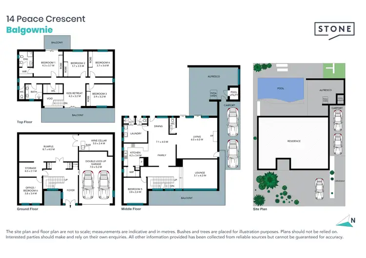 Floorplan of Homely house listing, 14 Peace Crescent, Balgownie NSW 2519
