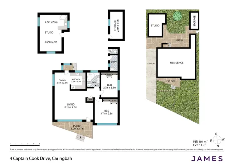 Floorplan of Homely house listing, 4 Captain Cook Drive, Caringbah NSW 2229