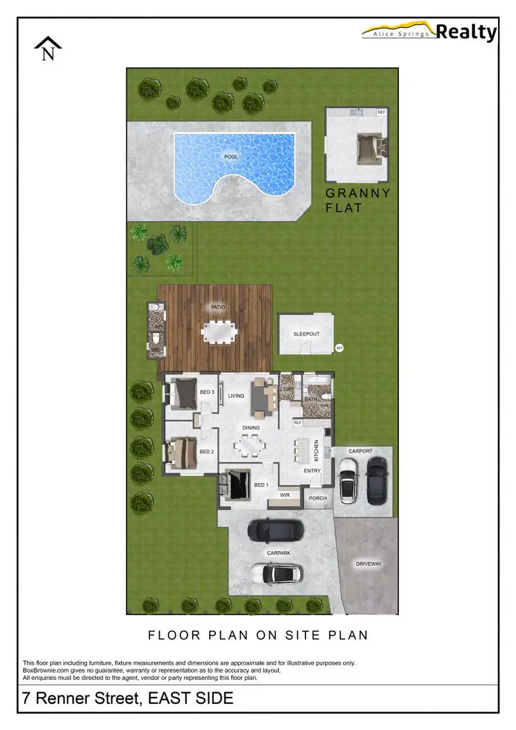 Floorplan of Homely house listing, 7 Renner Street, East Side NT 870