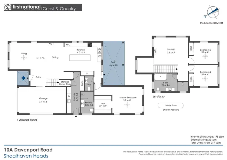 Floorplan of Homely house listing, 10A Davenport Road, Shoalhaven Heads NSW 2535
