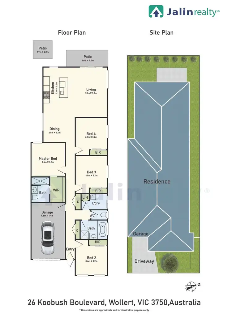 Floorplan of Homely house listing, 26 Koobush Boulevard, Wollert VIC 3750