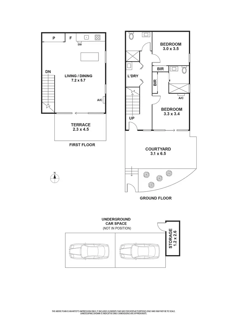 Floorplan of Homely townhouse listing, 16/74 Cramer Street, Preston VIC 3072