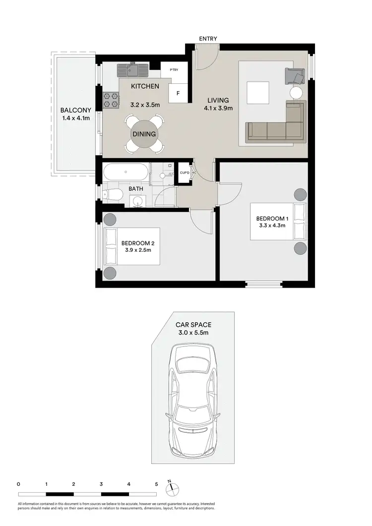Floorplan of Homely apartment listing, 7/1 Hayden Place, Botany NSW 2019