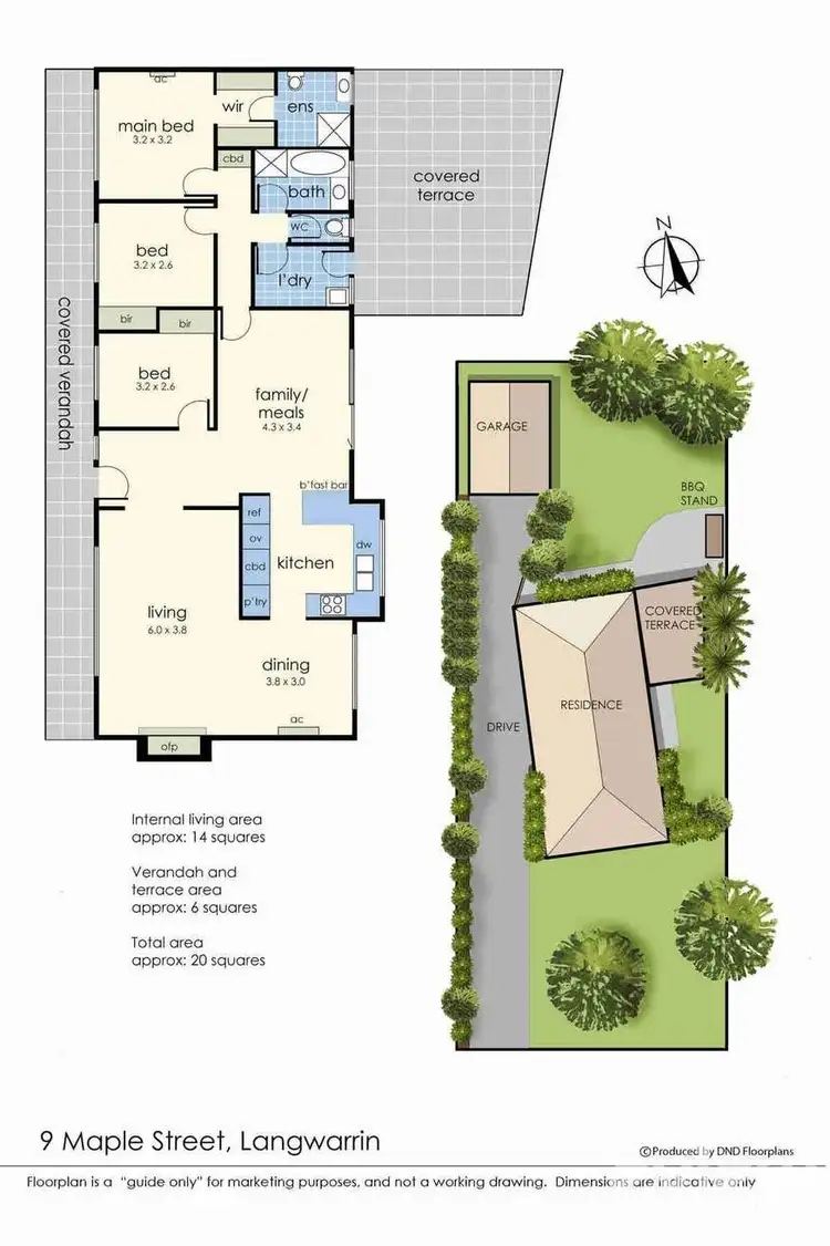 Floorplan of Homely house listing, 9 Maple Street, Langwarrin VIC 3910