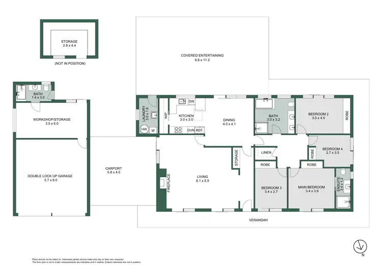 Floorplan of Homely rural property listing, 164 Blaxlands ridge Road, Kurrajong NSW 2758