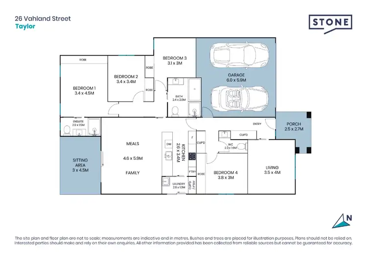 Floorplan of Homely house listing, 26 Vahland Street, Taylor ACT 2913