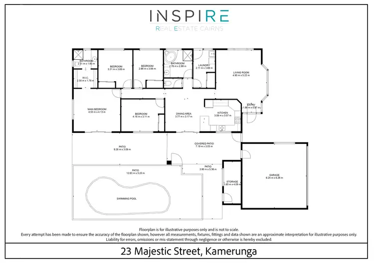 Floorplan of Homely house listing, 23 Majestic Street, Kamerunga QLD 4870