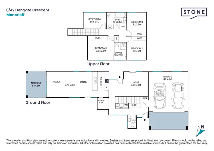 Floorplan of Homely house listing, 8/42 Dengate Crescent, Moncrieff ACT 2914