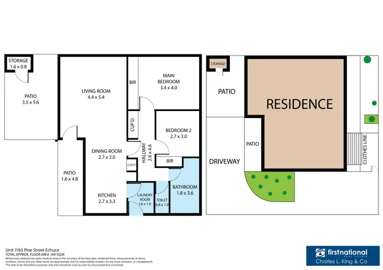 Floorplan of Homely house listing, 7/63 Pine Street, Echuca VIC 3564