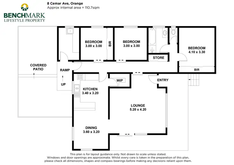 Floorplan of Homely house listing, 8 Cemar Avenue, Orange NSW 2800