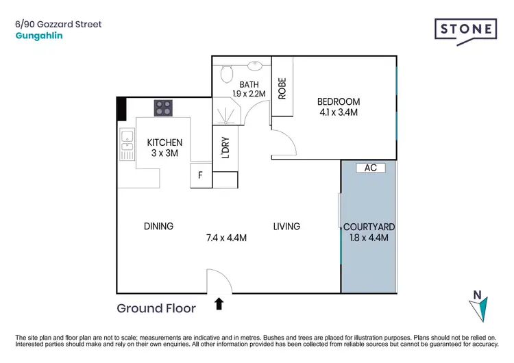 Floorplan of Homely apartment listing, 6/90 Gozzard Street, Gungahlin ACT 2912