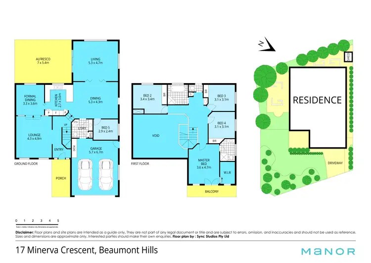 Floorplan of Homely house listing, 17 Minerva Crescent, Beaumont Hills NSW 2155
