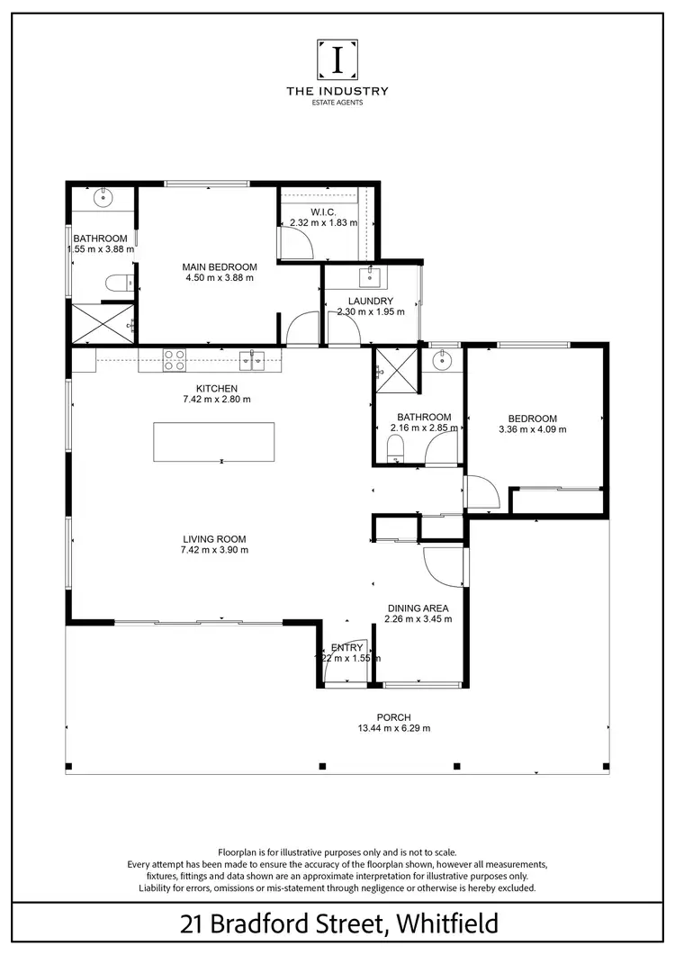 Floorplan of Homely house listing, 21 Bradford Street, Whitfield QLD 4870