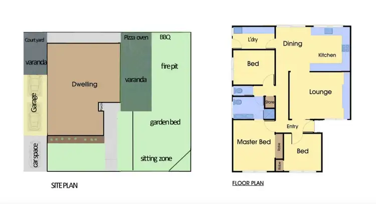 Floorplan of Homely house listing, 14 Marnie Drive, Cranbourne West VIC 3977