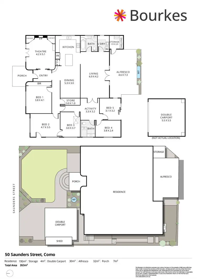 Floorplan of Homely house listing, 50 Saunders Street, Como WA 6152