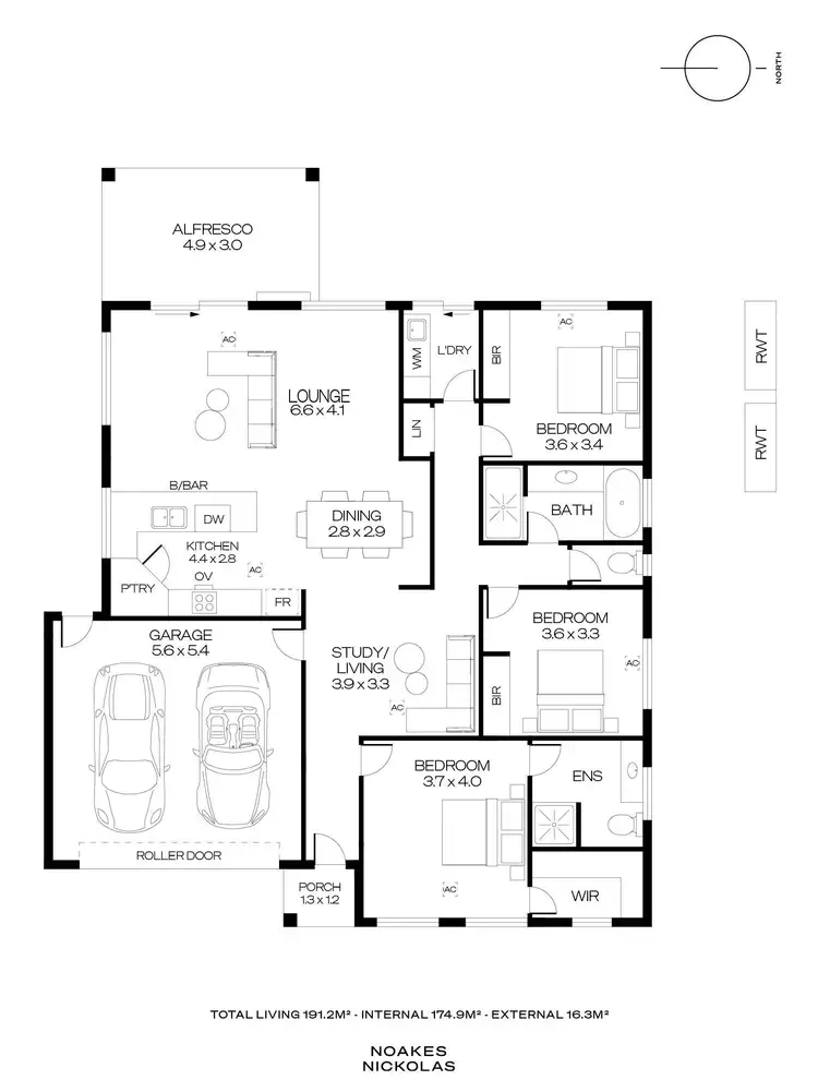 Floorplan of Homely house listing, 136 Winston Avenue, Melrose Park SA 5039